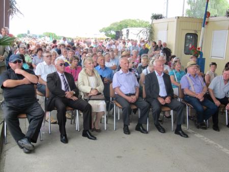 Prireditev ob vstopu Hrvaške v EU na mejnem prehodu Gibina 23